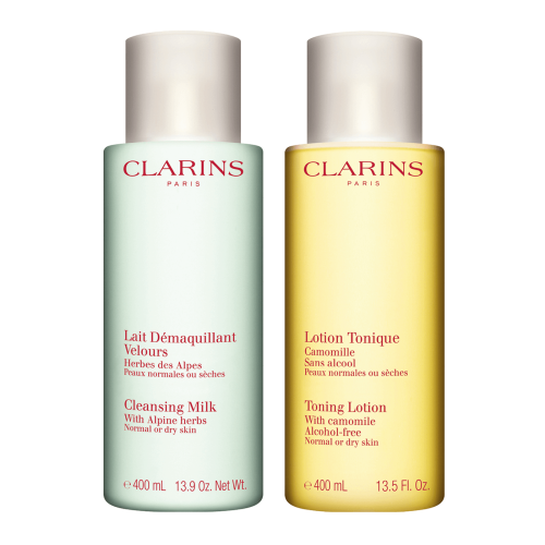 CLARINS-Cleansing Duo - Normal or Dry Skin CLARINS-Cleansing Duo - Normal or Dry Skin